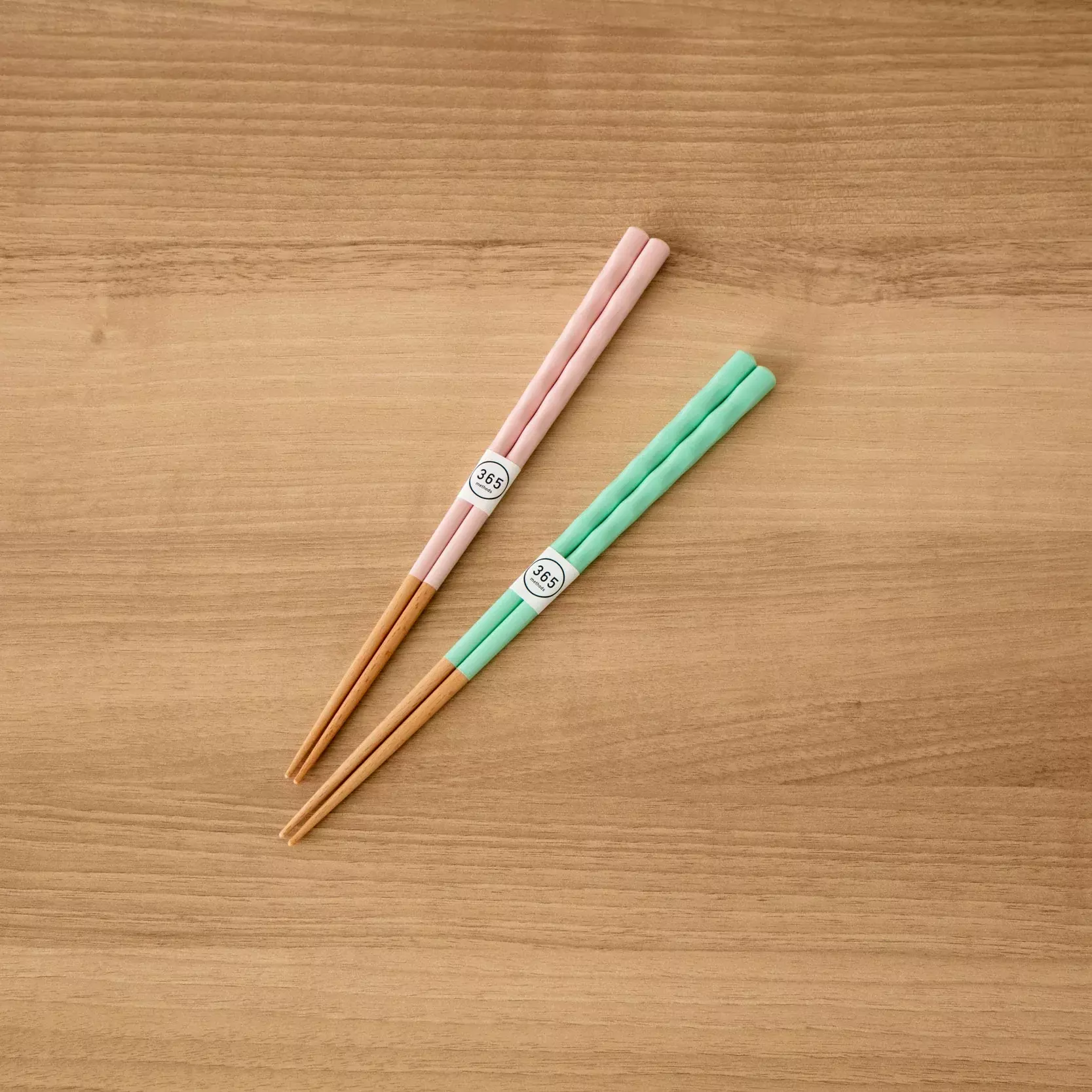 365methods Dishwasher Safe Antibacterial Carved Chopsticks 23cm - Image 3