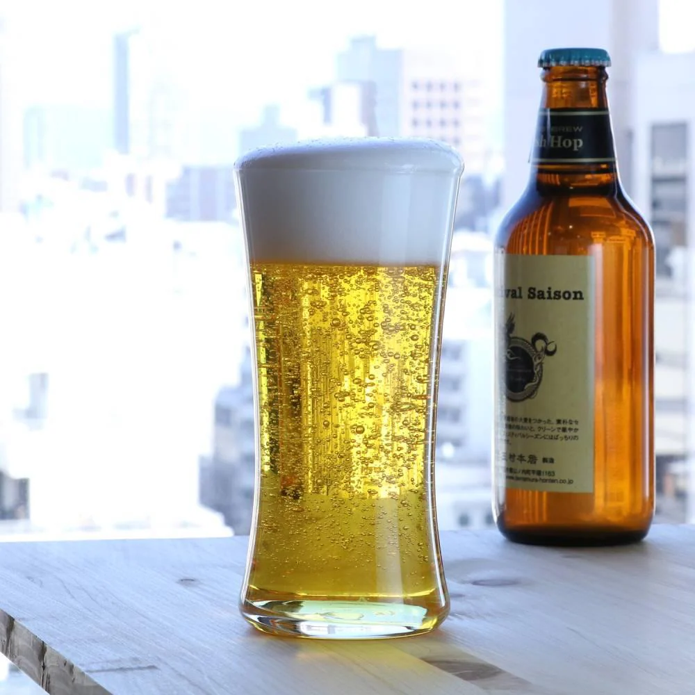 Aderia Craft Beer Glass Concave Stylish Premium Glassware Large 345ml - Image 3
