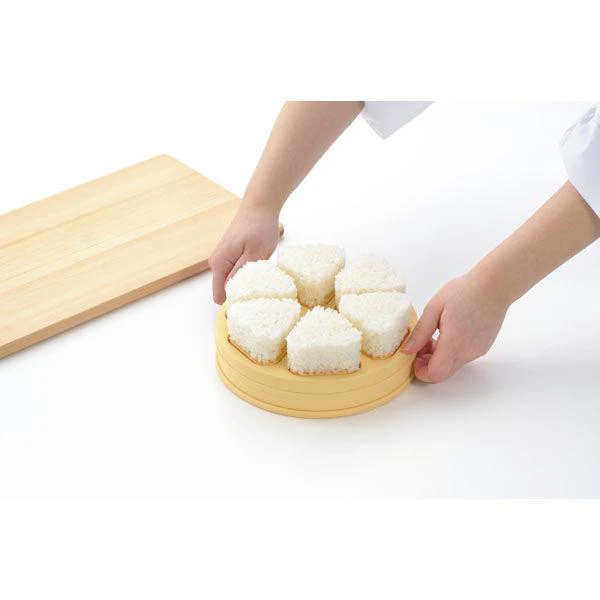 Akebono Quick & Fun Onigiri Maker 6-Space Pop-Up Onigiri Mold - Image 2