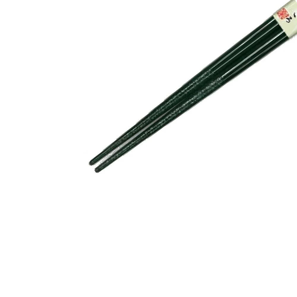 Aoba Dishwasher Safe Wooden Chopsticks Lime Green & Gold Bands 23cm - Image 3