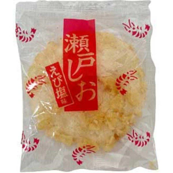 Befco Seto Shio Senbei Rice Crackers Shrimp Flavor (Box of 12) - Image 4