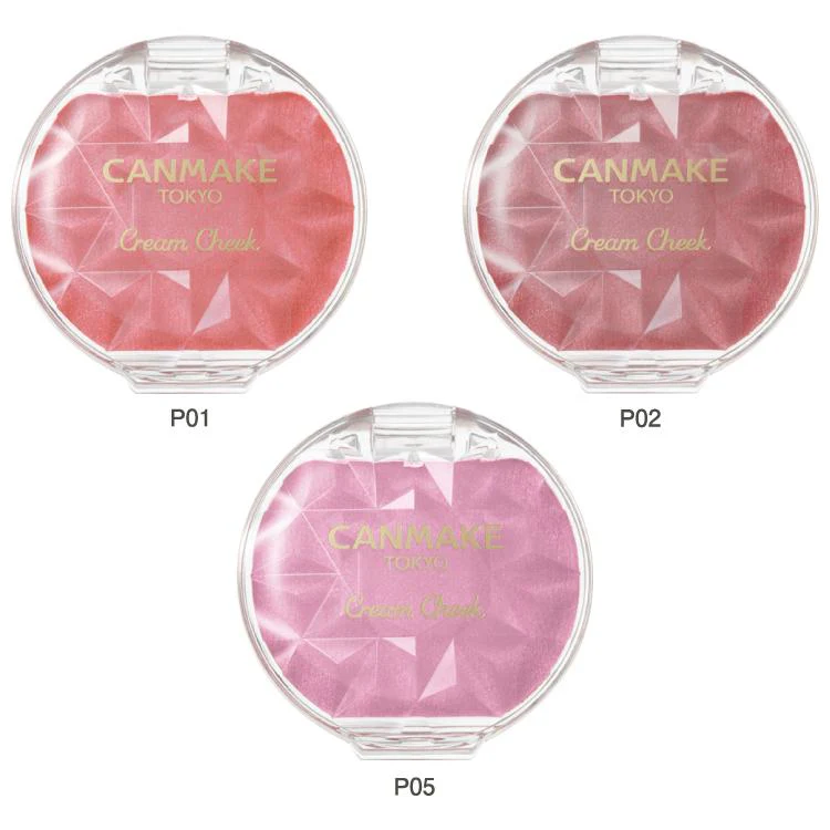 Canmake Tokyo Cream Cheek Color Blendable Blush Soft Dewy Finish - Image 3