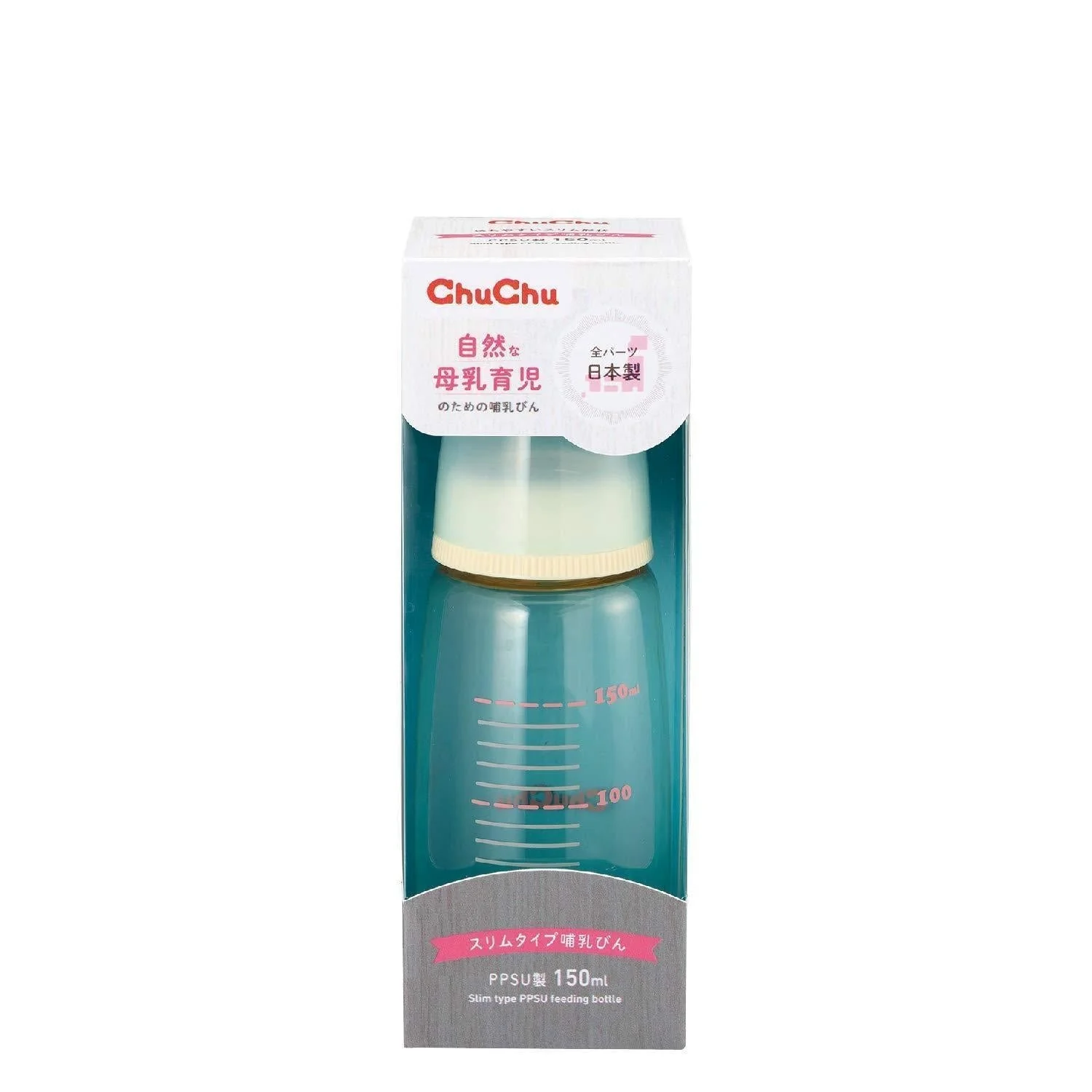 ChuChu Baby PPSU Feeding Bottle Slim Type 150ml - Image 2