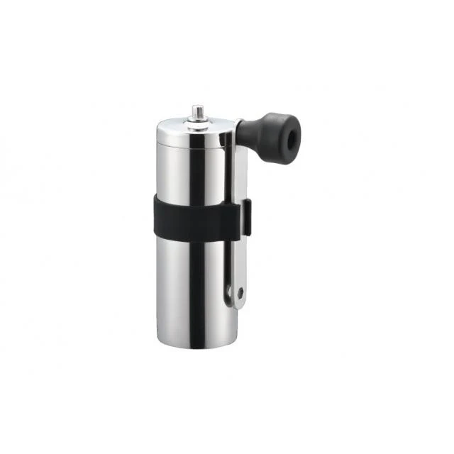 Compact Manual Coffee Grinder Mirrored Stainless Steel 120ml Capacity - Image 4