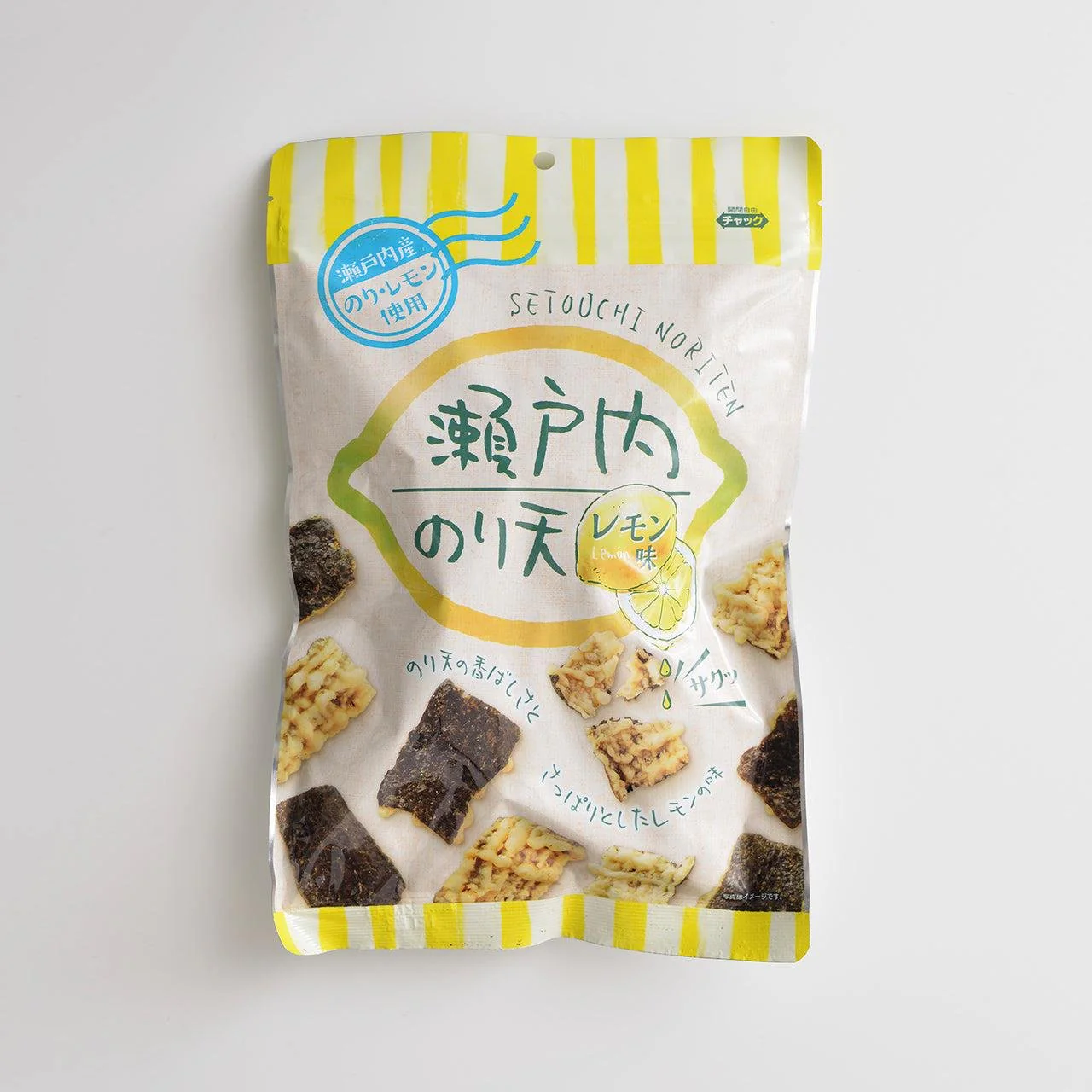 Daiko Foods Noriten Setouchi Lemon Nori Seaweed Tempura Chips 60g - Image 3