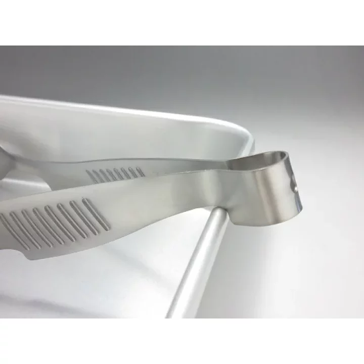 Deco Multi-Purpose Tongs Stainless Steel Slotted Kitchen Tongs 255mm - Image 4