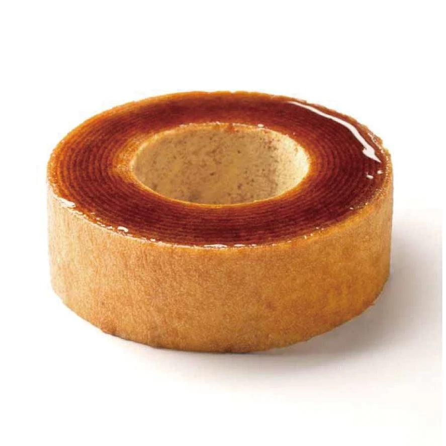 Dojima Caramel Baumkuchen Japanese Sponge Cake 1 Piece - Image 2