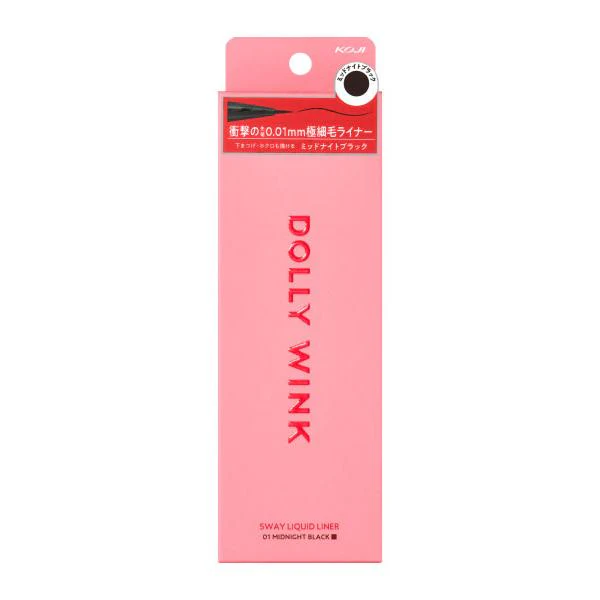 Dolly Wink Ultra Fine 5-Way Liquid Liner Midnight Black