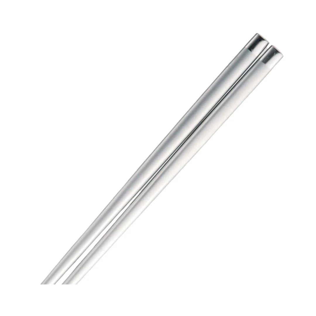 Durable Metal Chopsticks Matte Finish Stainless Steel 220mm - Image 2