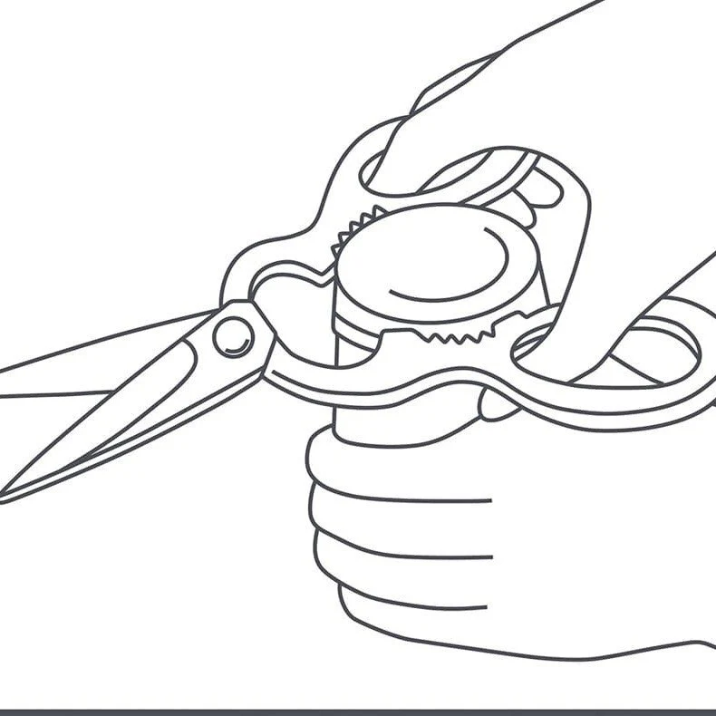 Enjuku Easy To Clean Take-Apart Kitchen Scissors With Built-In Bottle Opener - Image 5