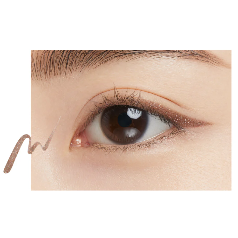 Ettusais Eye Edition Glowing Liquid Eyeliner Glow Brown 0.35ml - Image 5