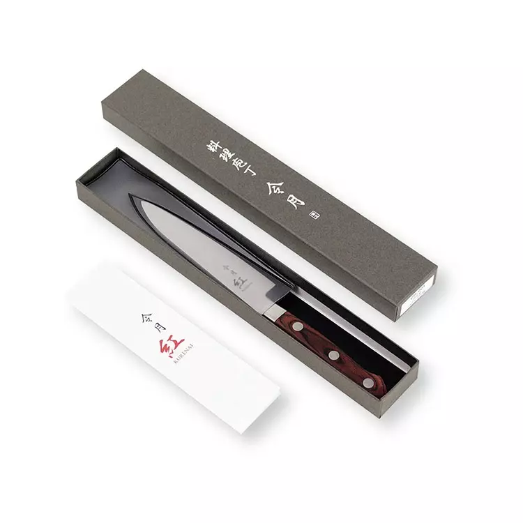 Kurenai Petty Knife Molybdenum Vanadium Small Knife 120mm - Image 3