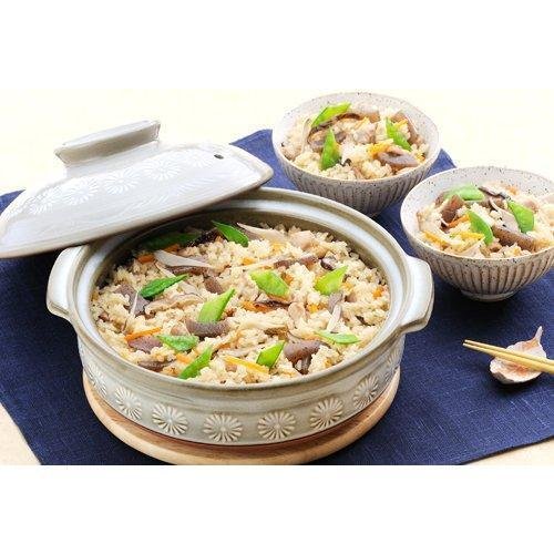 Ginpo Hanamishima Donabe Casserole Earthen Pot IH Compatible nº7 - Image 3