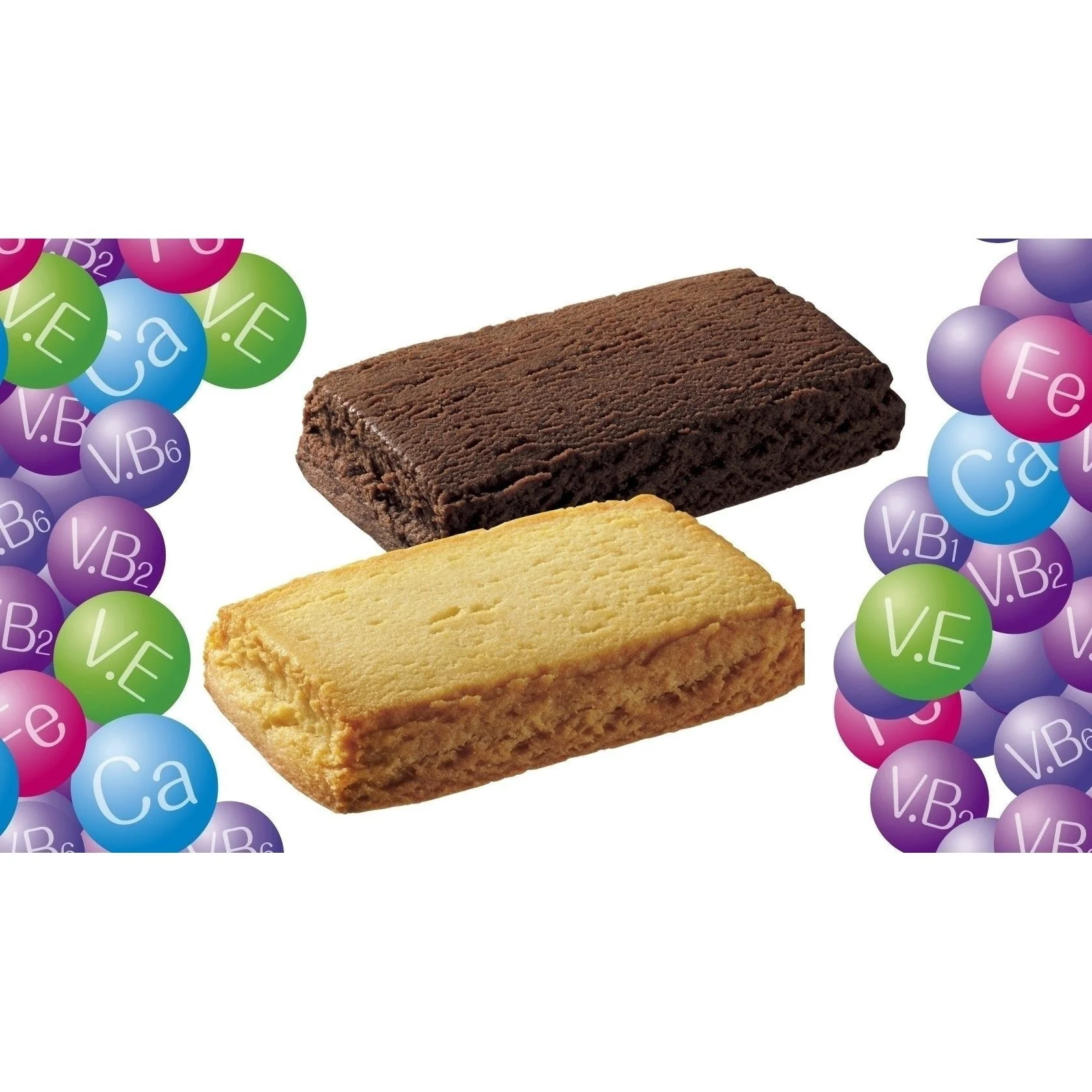 Glico Balance On Mini Cake Healthy Cake Snacks Chocolate Brownie (Box of 20 Pieces) - Image 4