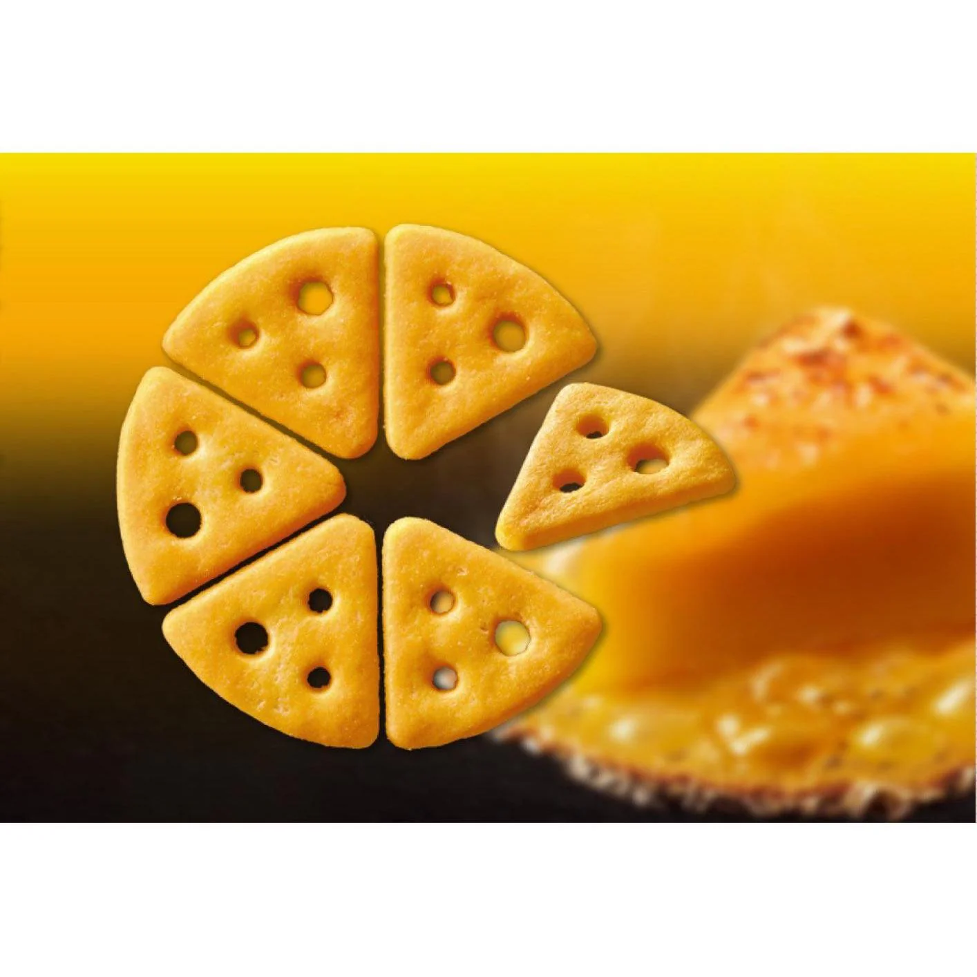 Glico Cheeza Cheddar Cheese Crackers Savory Crunchy Snack 32g - Image 5