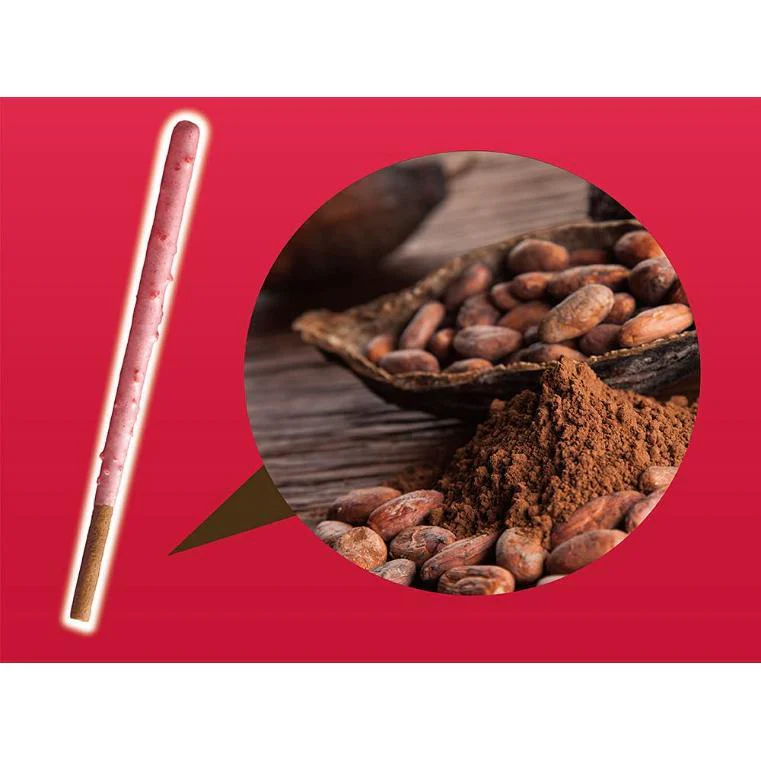 Strawberry Pocky Double Coated Strawberry Cocoa Sticks (Pack of 3) - Image 4