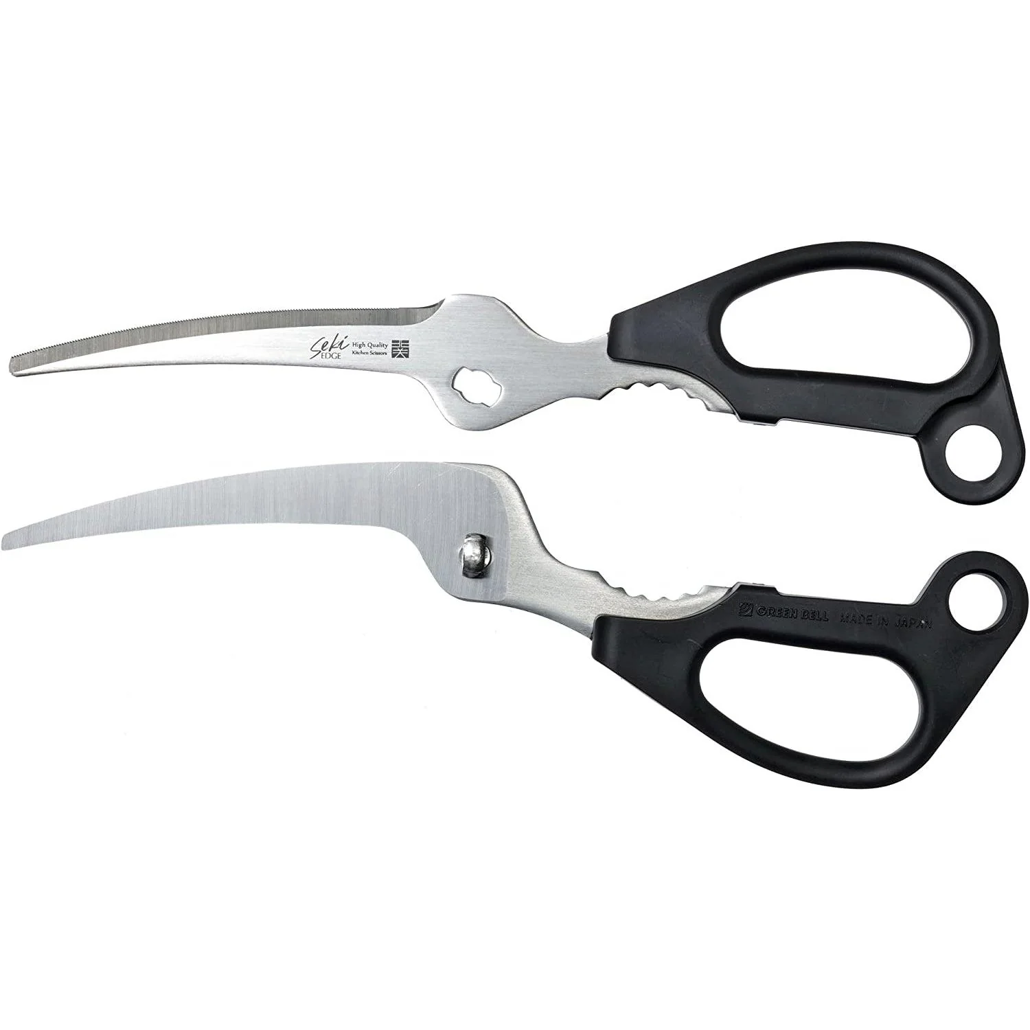 Green Bell Detachable Stainless Steel Kitchen Shears Black - Image 6