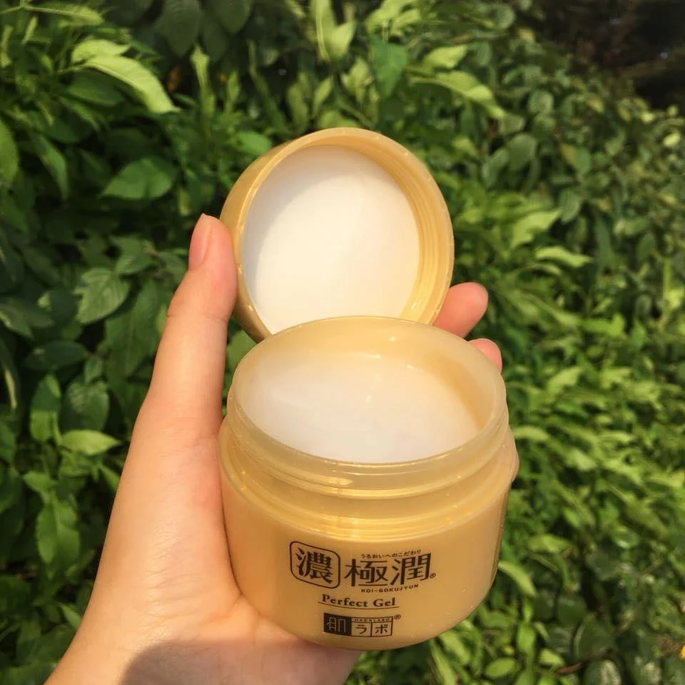 Hada Labo Koi Gokujyun Perfect Gel All-in-One Moisturizer 100g - Image 3