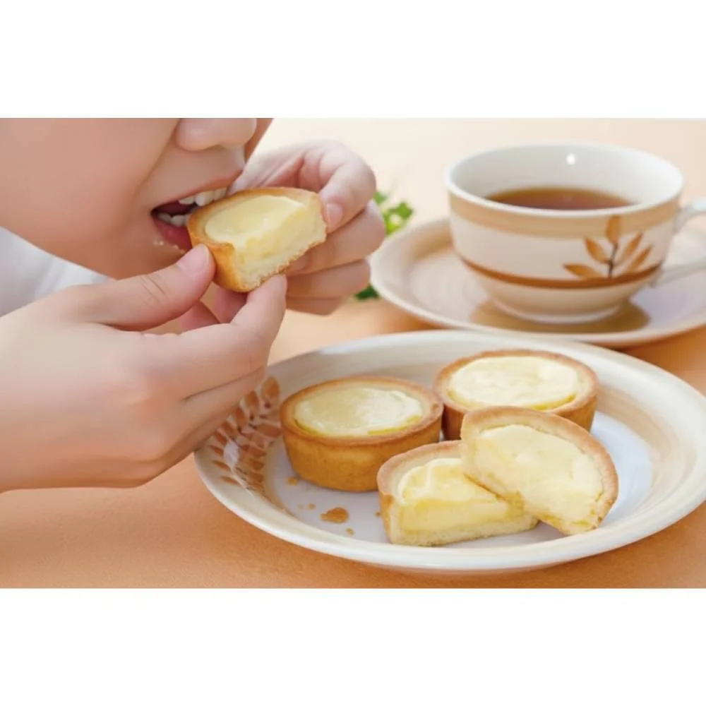 Shinori Hakodate Cheese Tarts Soft Hokkaido Cream Cheese Tart Cakes 3 Pieces - Image 3