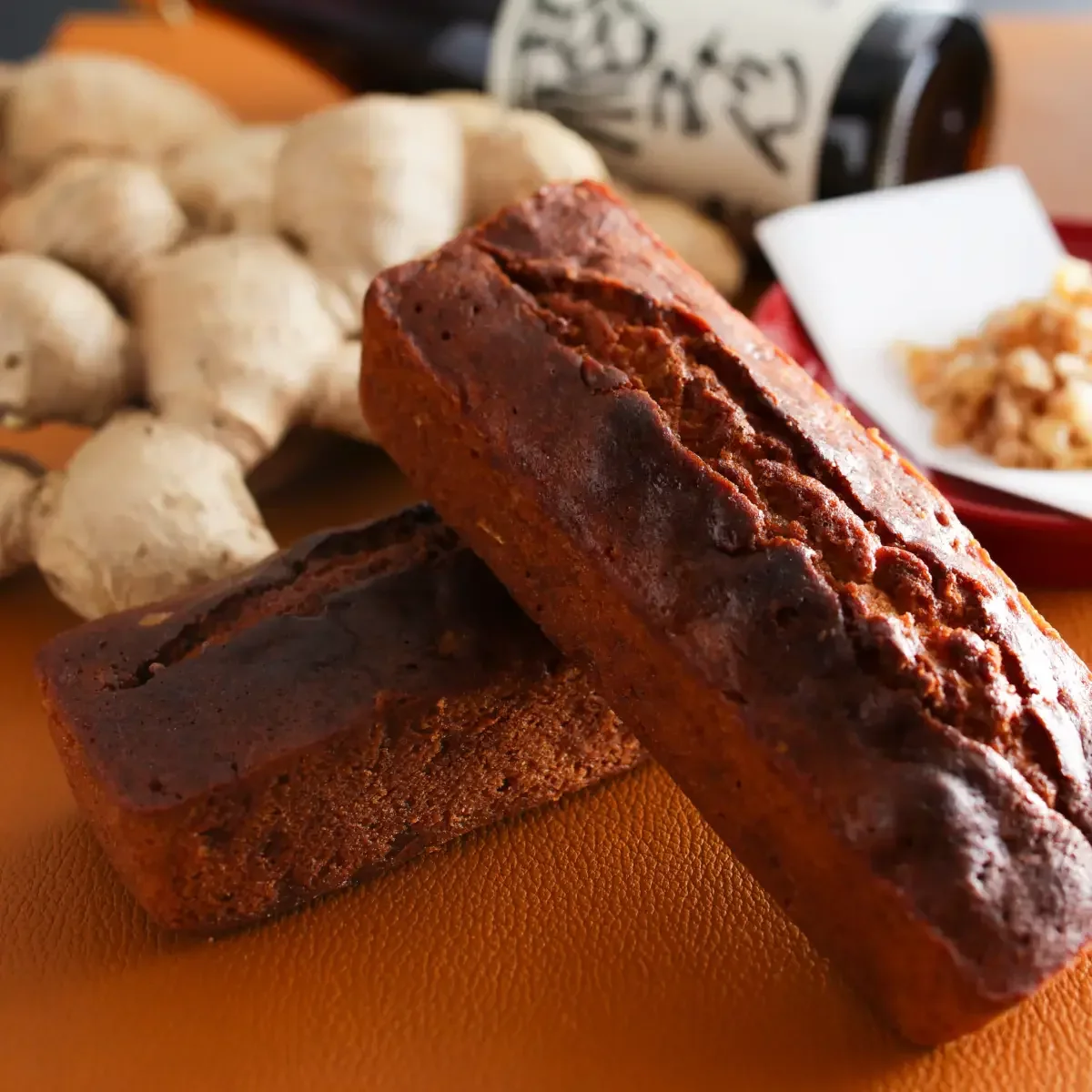 Handmade Ginger Pound Cake Flavored With 3-Year-Aged Mirin 260g - Image 2