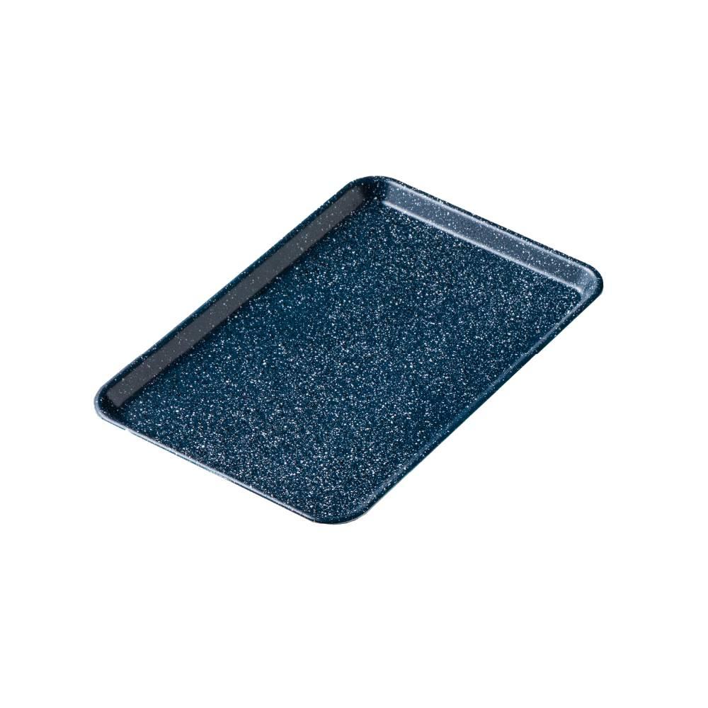 Handmade Stone Style Kishu Lacquerware Tray Non-Slip Navy Blue - Image 8