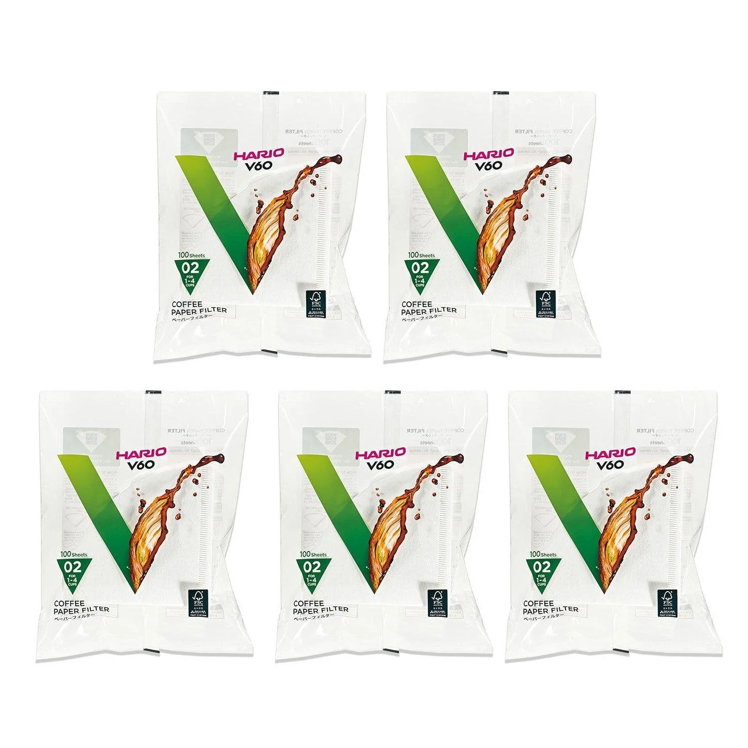 Hario V60 Coffee Filter Paper Size 02 White VCF-02-100W - Image 6