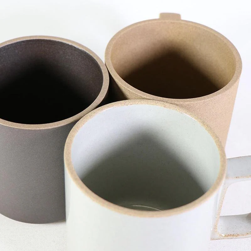 Hasami Rustic Porcelain Mug Cup Minimalist Matte Finish 385 ml - Image 3