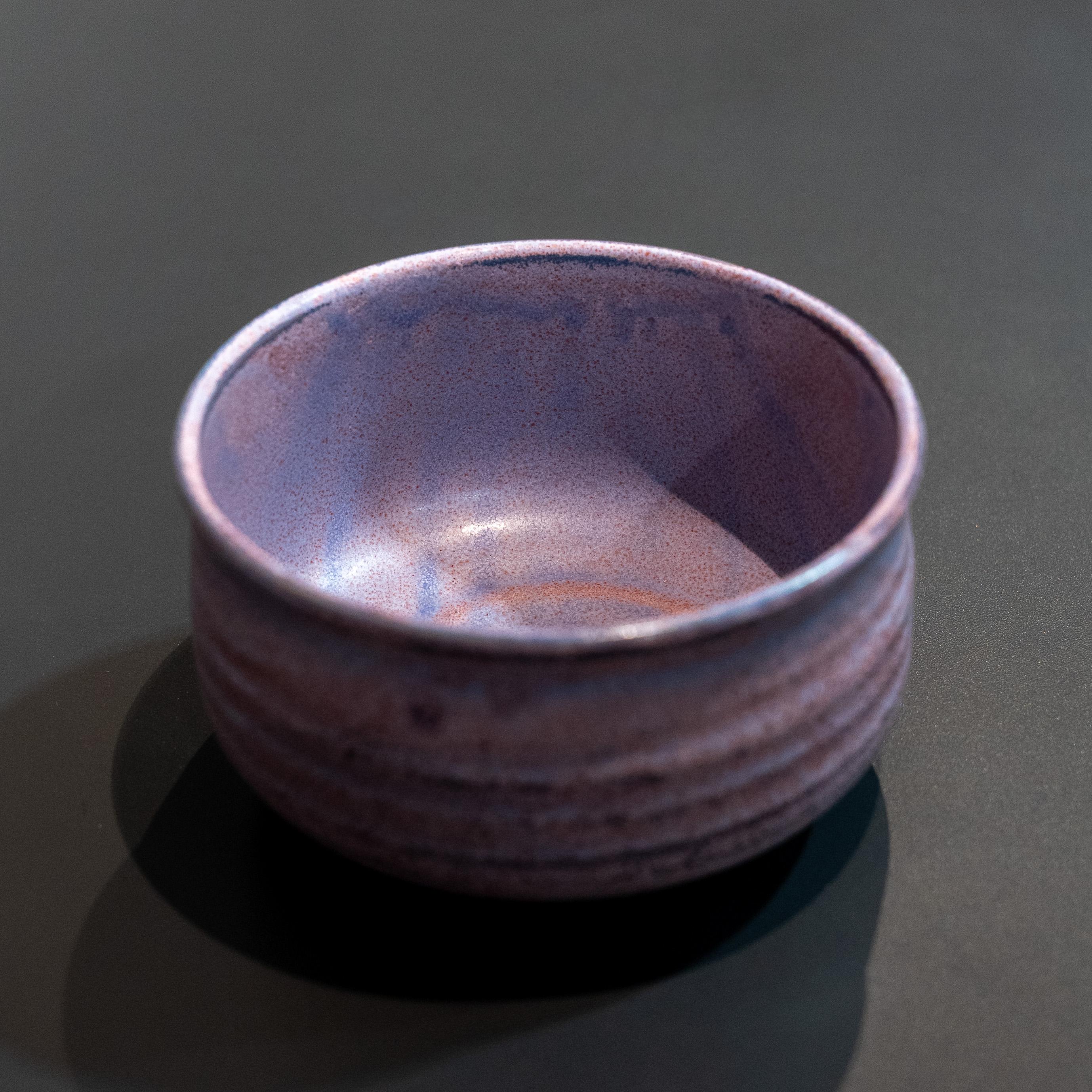 Hasami Porcelain Matchawan Pink Matcha Tea Bowl With Wooden Box - Image 4