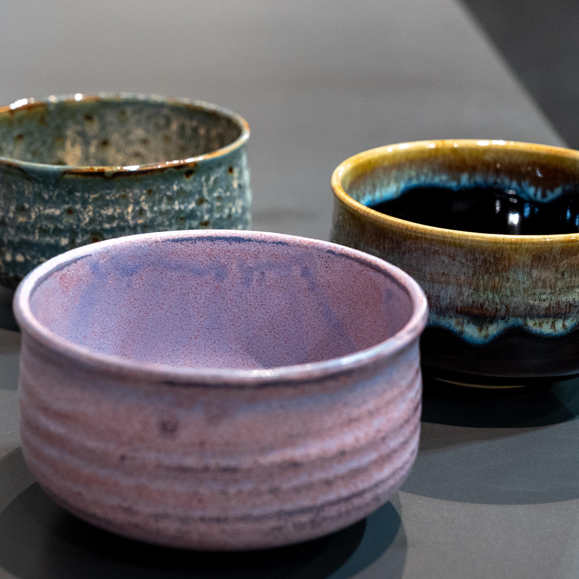 Hasami Porcelain Matchawan Pink Matcha Tea Bowl With Wooden Box - Image 6