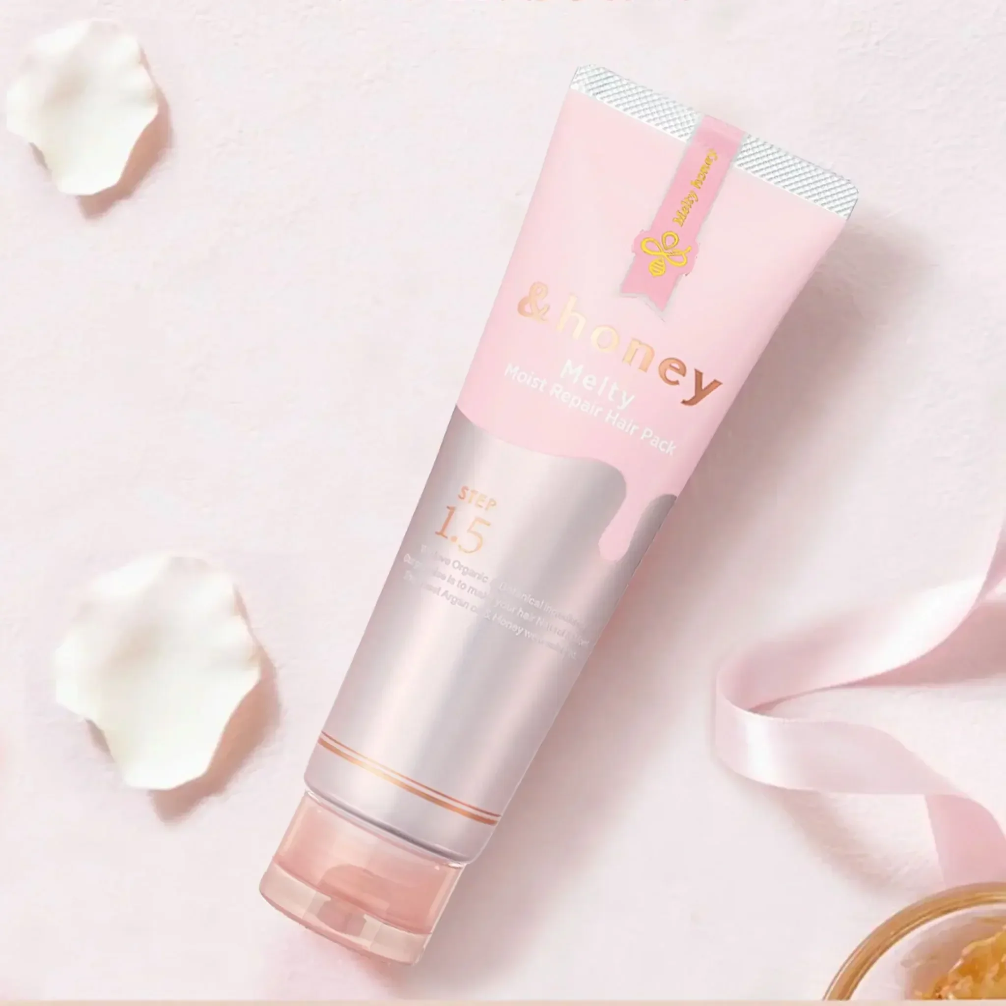 &honey Melty Moist Repair Hair Pack 1.5 (Japanese Honey Hair Mask) 130g - Image 5