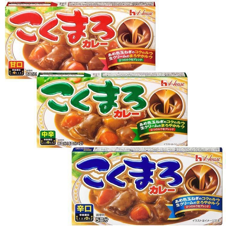 House Foods Kokumaro Japanese Curry Roux Medium-Hot 140g - Image 3
