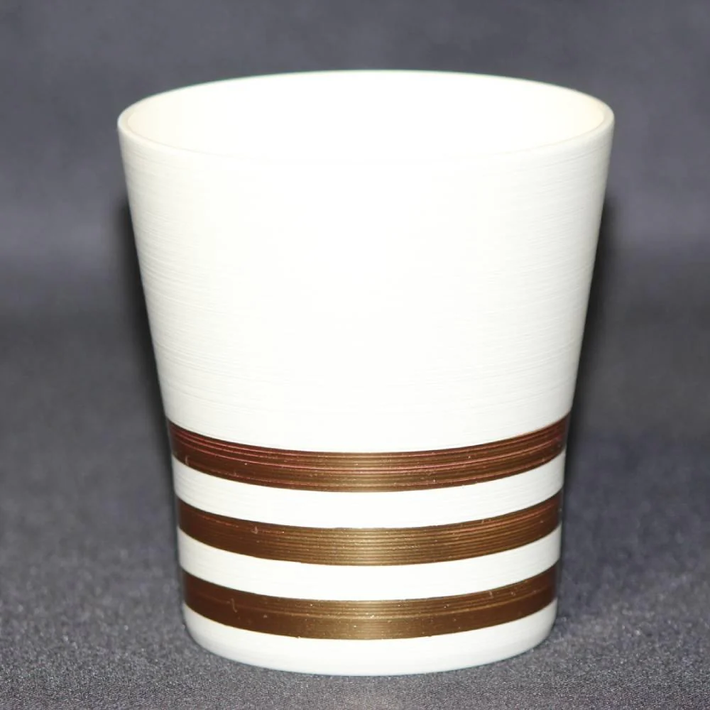 Isuke Drinking Cup Brushed Gold Design Resin Tumbler - Image 3