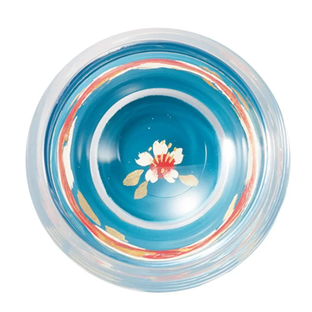 Isuke Shot Glass Sake Cup Lacquered Sakura Cherry Blossom Design - Image 8