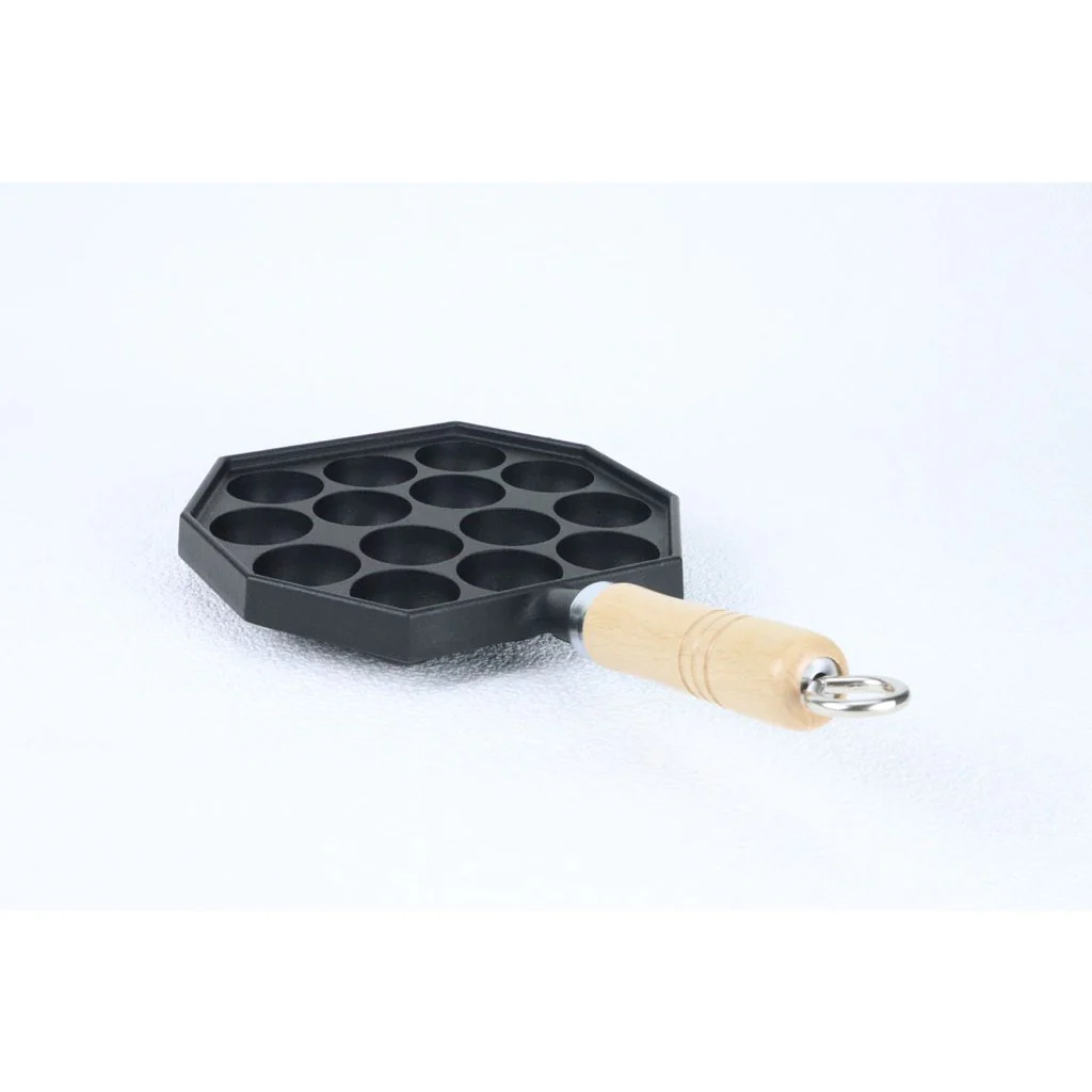 Iwachu Cast Iron Induction Takoyaki Frying Pan 14-Ball Capacity - Image 2
