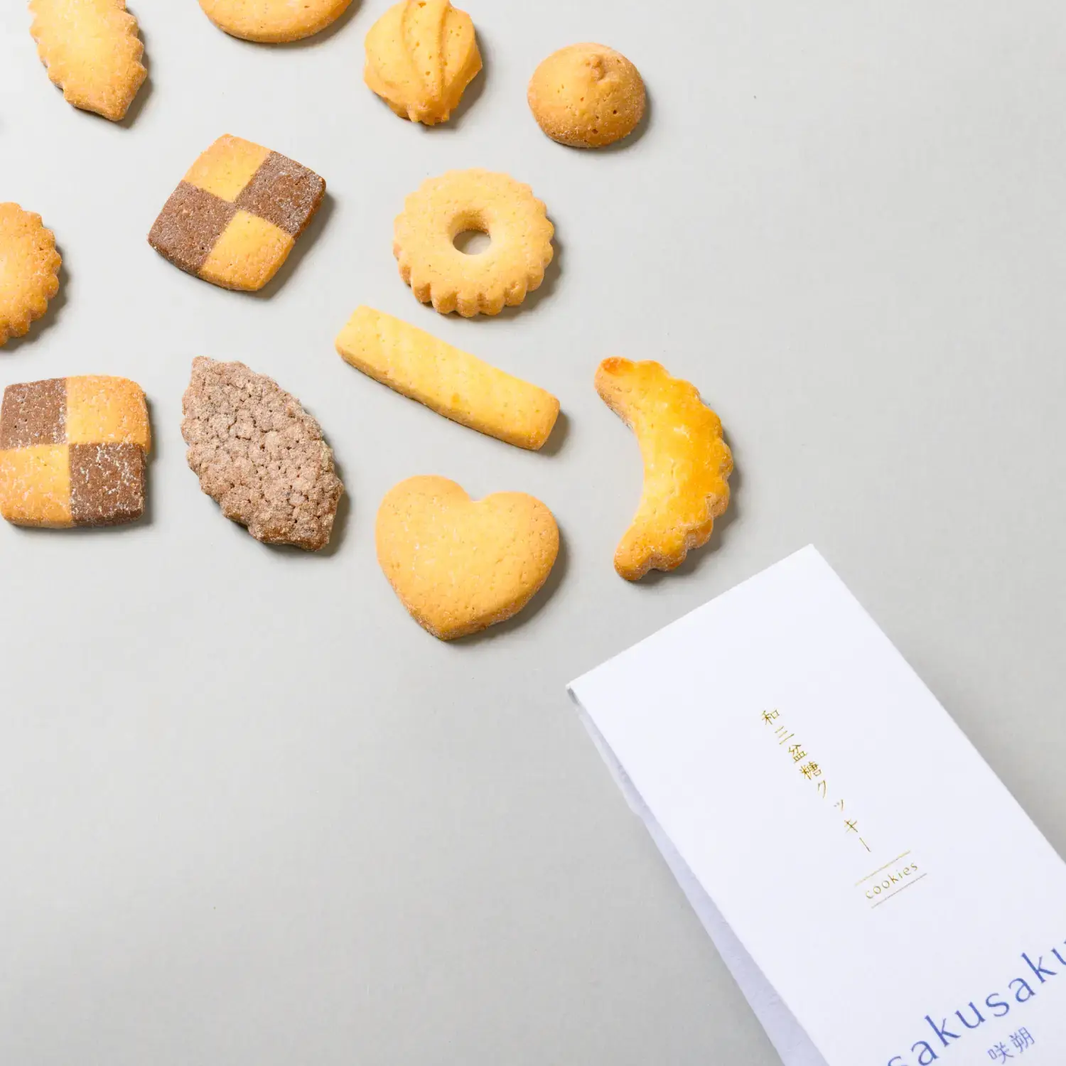 Kahou Sakusaku Wasanbon Sugar Cookies Crispy Sweet Treats 70g - Image 2