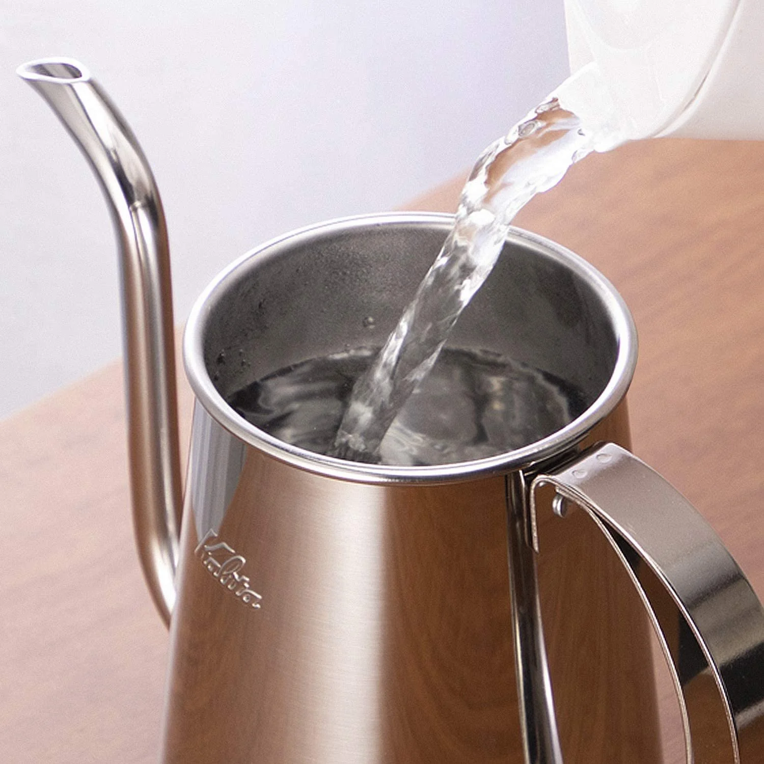Kalita Pour Over Coffee Thin Spout Stainless Kettle 52272 0.7L - Image 4