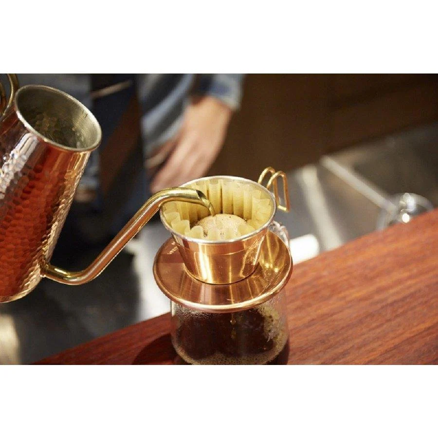 Kalita Wave 185 Coffee Dripper Copper WDC-185 - Image 5
