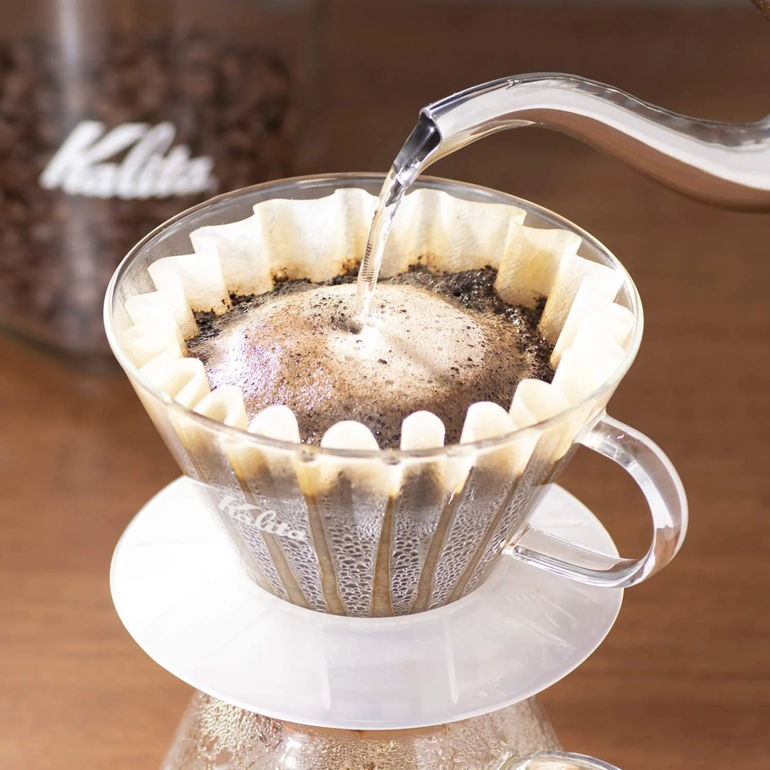 Kalita Wave 185 Coffee Filter Paper KWF-185 50 ct. - Image 4