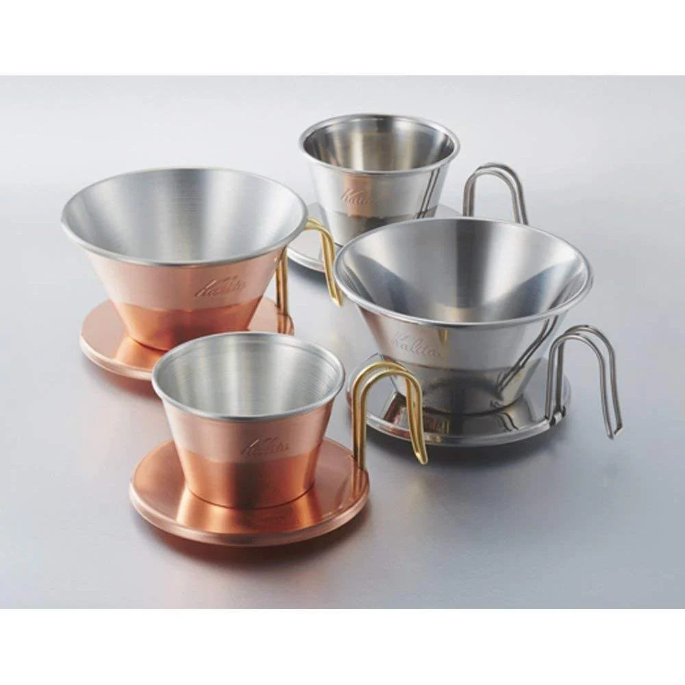 Kalita Wave 185 Coffee Dripper Stainless Steel WDS-185 - Image 6