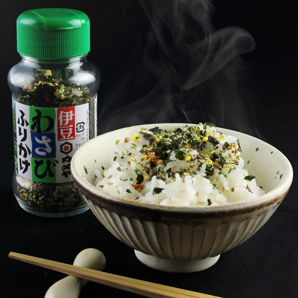 Kameya Wasabi Furikake Rice Seasoning Rice & Noodles Topping 48g - Image 2
