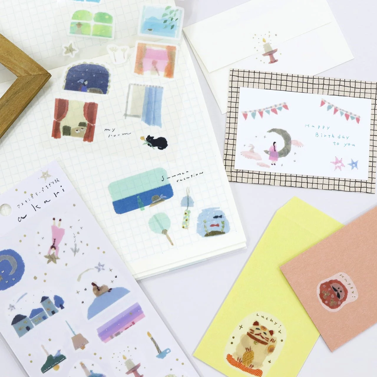 Kamiiso Scrapbook Stickers Japanese Daily Life Themed Washi Stickers - Image 2