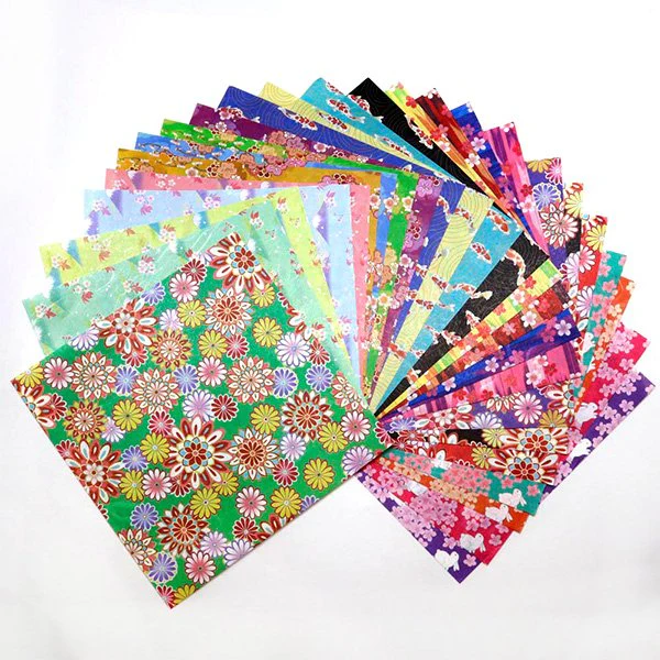 Kamiiso Washi Retro Modern Pattern Chiyogami Origami Paper 24 Sheets - Image 2