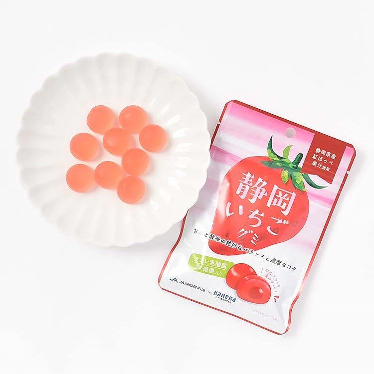 Kaneka Juicy Japanese Strawberry Gummies 40g (Pack of 5) - Image 2
