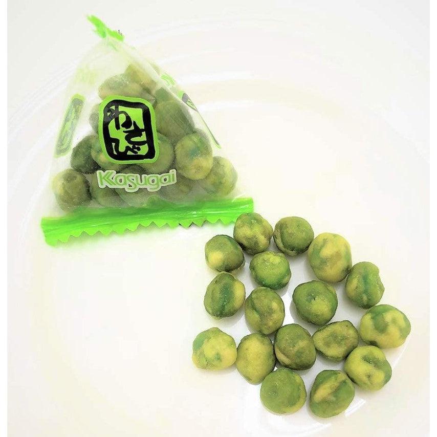 Kasugai Roasted Green Peas and Broad Beans Wasabi Flavor (Pack of 6) - Image 3