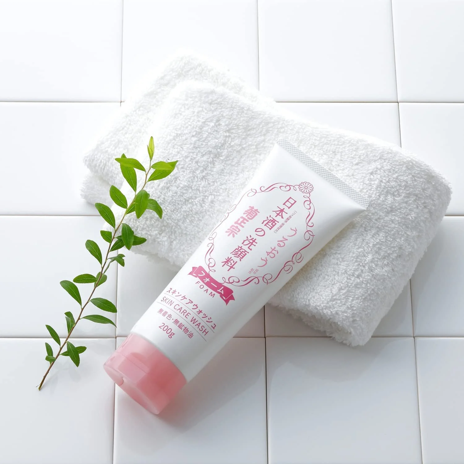 Kikumasamune Japanese Sake Face Wash Foaming Facial Cleanser 200g - Image 4