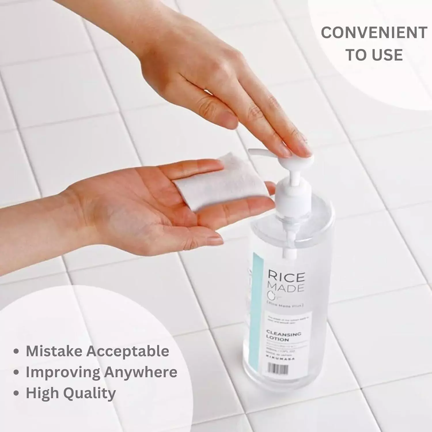 Kikumasamune Rice Made+ Japanese Sake Cleansing Lotion 500ml - Image 3