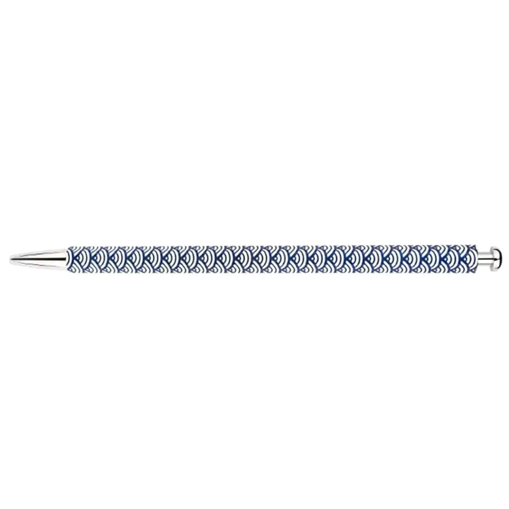Kitaboshi Mechanical Pencil Traditional Seigaiha Wave Pattern - Image 2