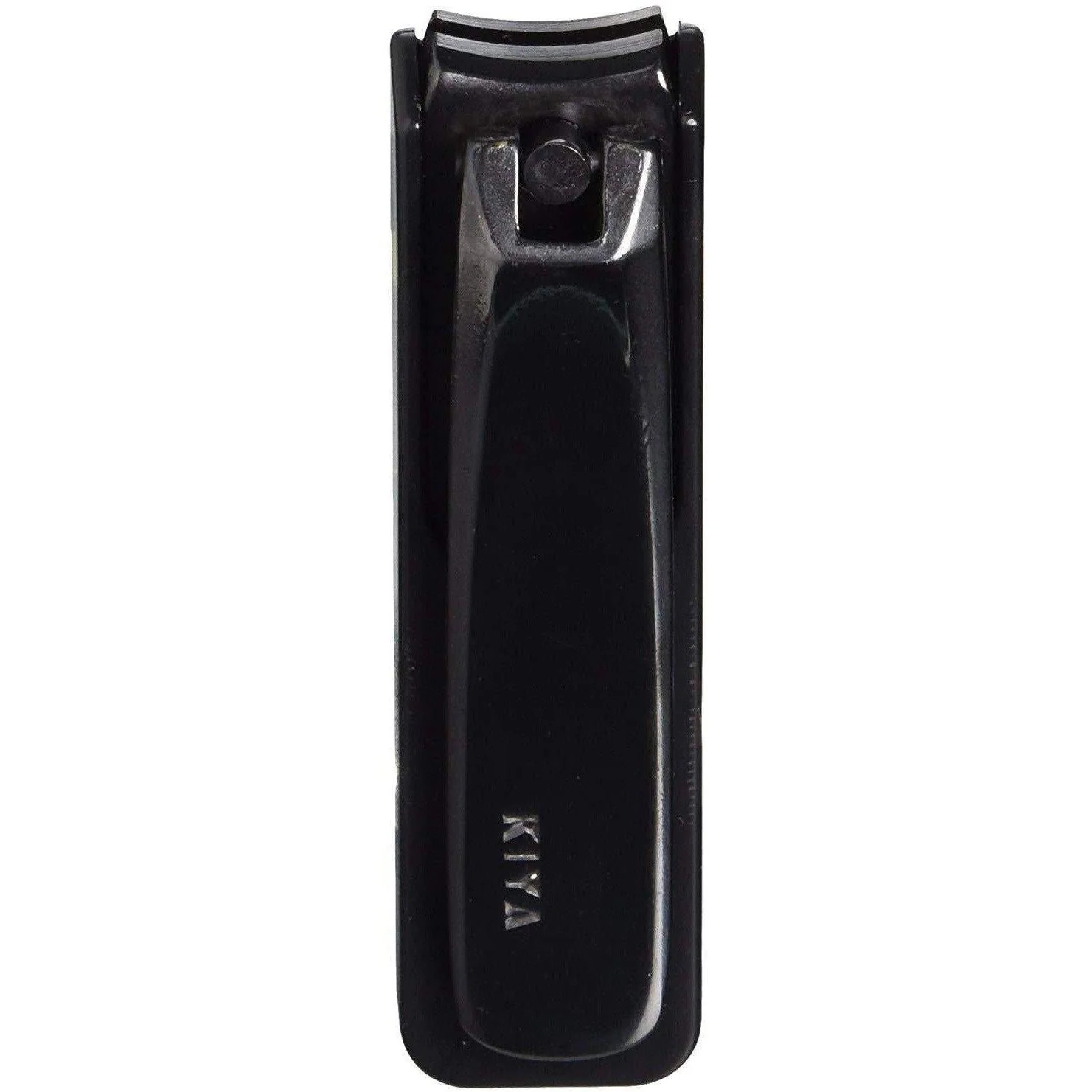 Kiya Nail Clipper Black Steel Classic Nail Cutter Medium - Image 3