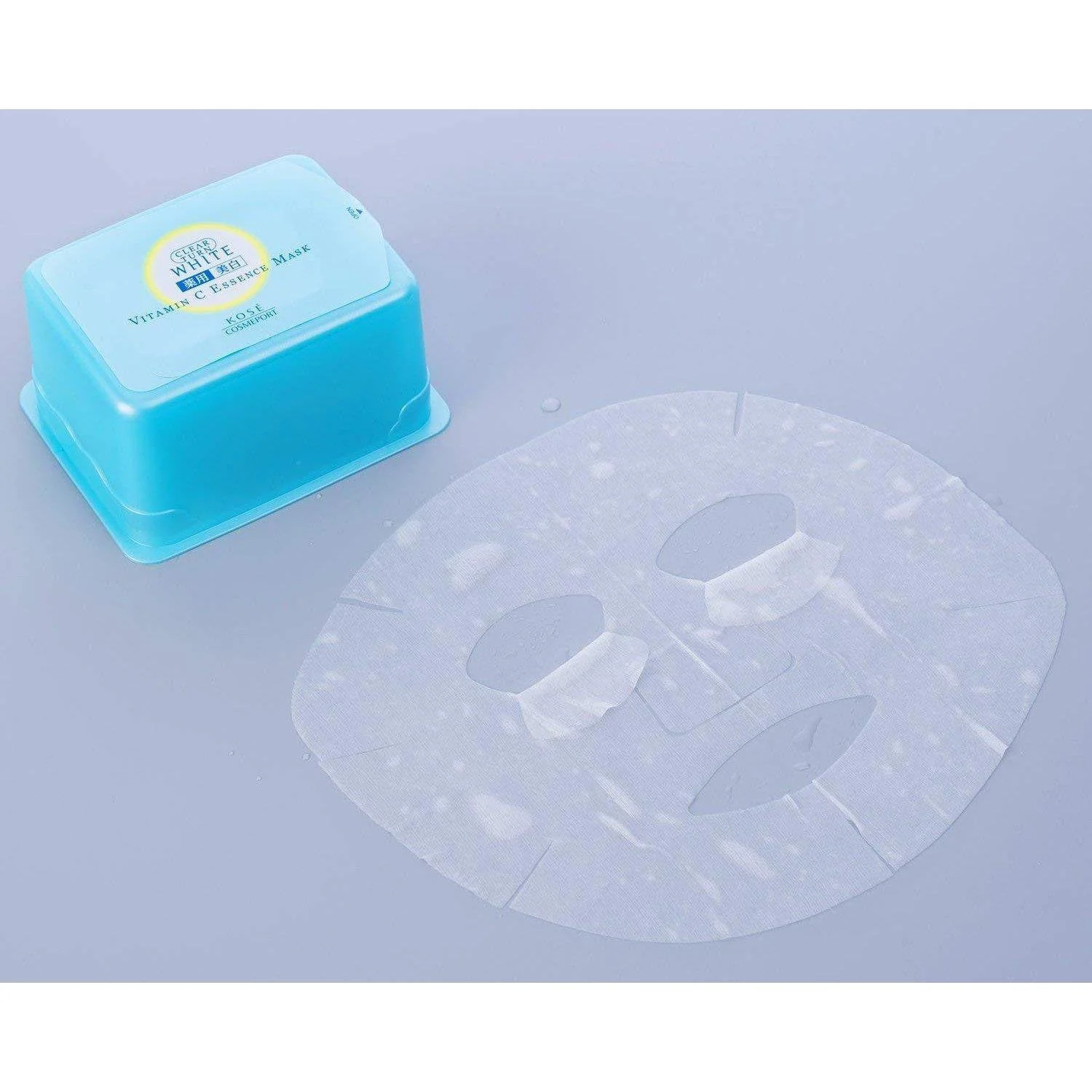 Kosé Clear Turn Hydrating Vitamin C Facial Sheet Mask 30 Sheets - Image 5