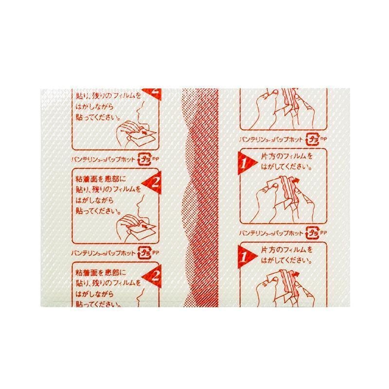 Kowa Vantelin Pap Pain Relieving Patches Hot Type 24 Pads - Image 2